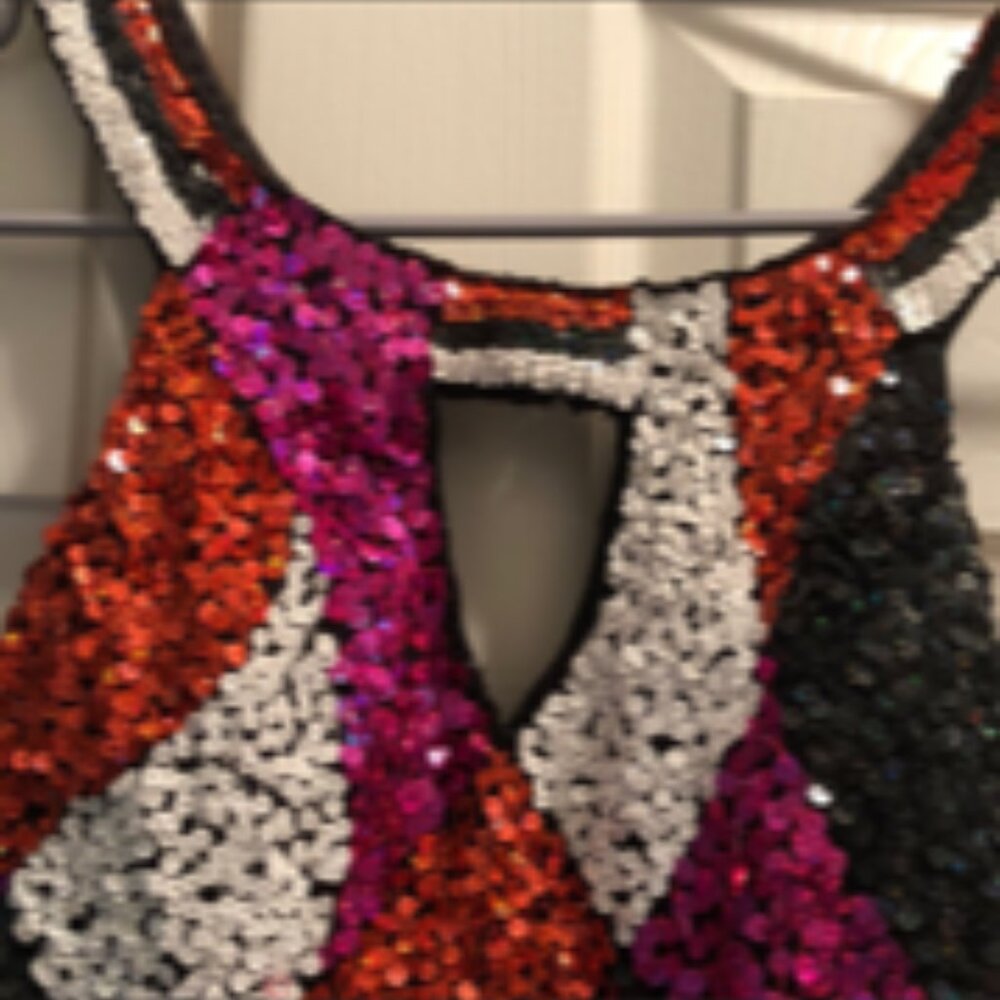 Multi Color sequin dress - Picture 4 of 7